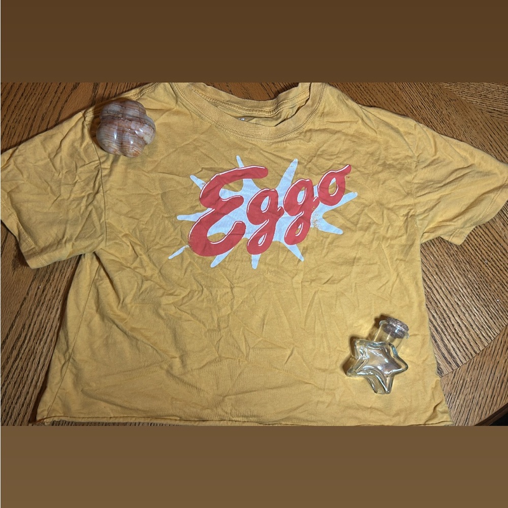 Women's Yellow Crop Top